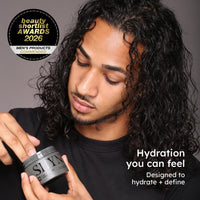 ShyneDurags SHYNE Curl Cream | Curl Defining & Moisturising Styling Hair Cream for Men | Perfect for Curls & Waves | 95% Natural Origin Shea Butter | Black Owned Beauty | Regular (100ml)