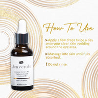 Jeuvenile Vitamin C5 Face Care Serum, Brightens, Moisturises, Anti-Aging, Collagen-boosting Hyaluronic Acid skincare, for All Skin Types, 30ml