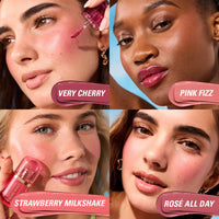 Revolution Beauty London Revolution Superdewy Liquid Blush Burst, Rose All Day Dusty Pink