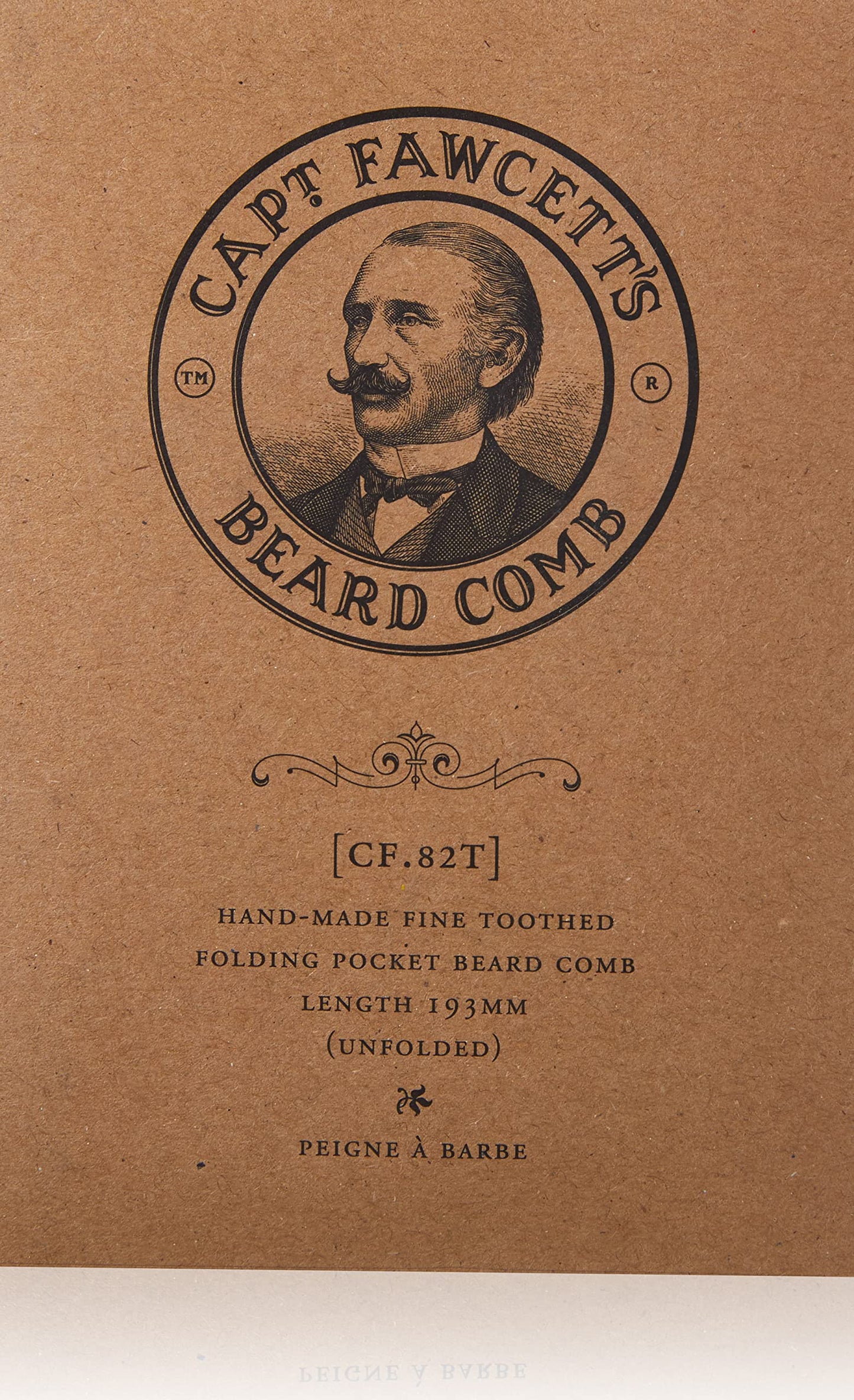 CAPTAIN FAWCETT Captain Fawcett Beard Comb (82T) 300 g (Pack of 1)