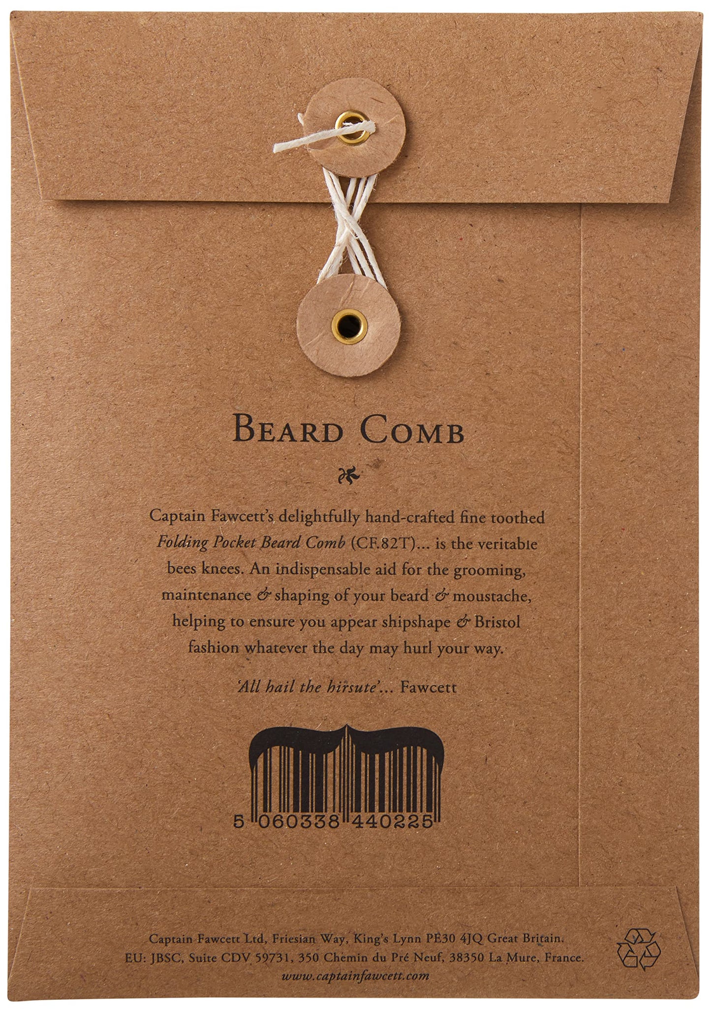 CAPTAIN FAWCETT Captain Fawcett Beard Comb (82T) 300 g (Pack of 1)
