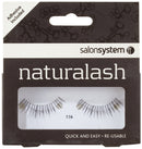 Salon System Naturalash Quick and Easy Re-Usable Black 116 Lashes