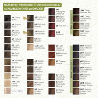 Naturtint Permanent Hair Colour Gel 6GA Deep Almond Brown, Plant Enriched, Biobased, Ammonia Free, Long Lasting Grey Coverage and Radiant Colour, Nourishment and Protection