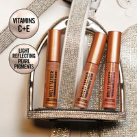 Rimmel Multi Tasker Turbocharged Glow, 005 Iconic as Usual, Liquid Face Illuminator, Light-Reflecting Pearls, Luminous, Healthy Glow, Vitamin C & E, Vegan Formula, 10ml