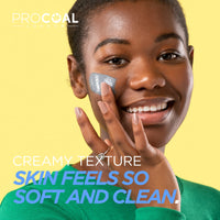 Charcoal Face Masks Skincare for Men and Women 70ml by Procoal - Clay Mask Targets Clogged Pores, Impurities, Toxins & Excess Oil, 100% Recyclable Packaging, Cruelty-Free - Made in UK