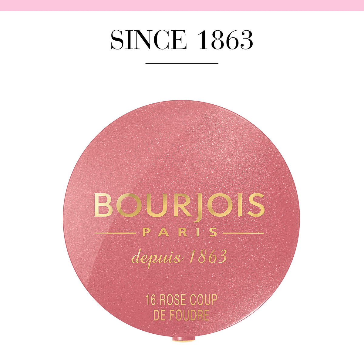 Bourjois Little Round Pot Blusher 16 Rose Coup De Foudre, 2.5g