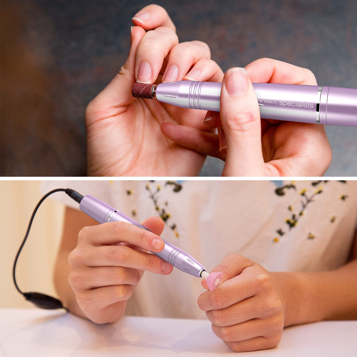 Rio Professional Portable USB Electric Nail File for Acrylic, Gel and Natural nails