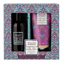 William Morris At Home Beautiful Sleep, Wind Down Ritual Of Refining Body Wash 100ml and Magnesium Body Cream 50ml, Travel Size and Vegan Friendly, Beauty Gift For Her, Christmas Stocking Filler