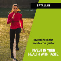 EATALIAN by AMZ BETTER Topping with Protein Pistachio Flavour, Sweet Protein Cream, in a 300 gr Squeezer, Made in Italy, Ideal Pistachio Sauce to garnish Ice Cream, Sweets and Dessert
