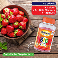 Haliborange Big Multivitamin | Vitamin A | Vitamin D | Calcium | Strawberry | 90