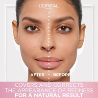 L'Oréal Paris Magic CC Cream with SPF 20, Anti-Redness and Colour Correcting, With Vitamins B5 and E, Lightweight Hydrating Formula Adapts to Skin Tone for a Natural Glowy Finish, 30 ml