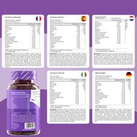 novomins Night Time Gummies - Sugar-Free - Sleep Gummies for Adults - High Strength Natural Alternative to Melatonin Tablets - with Magnesium for Sleep, L-Theanine, Vitamin B12 - Novomins