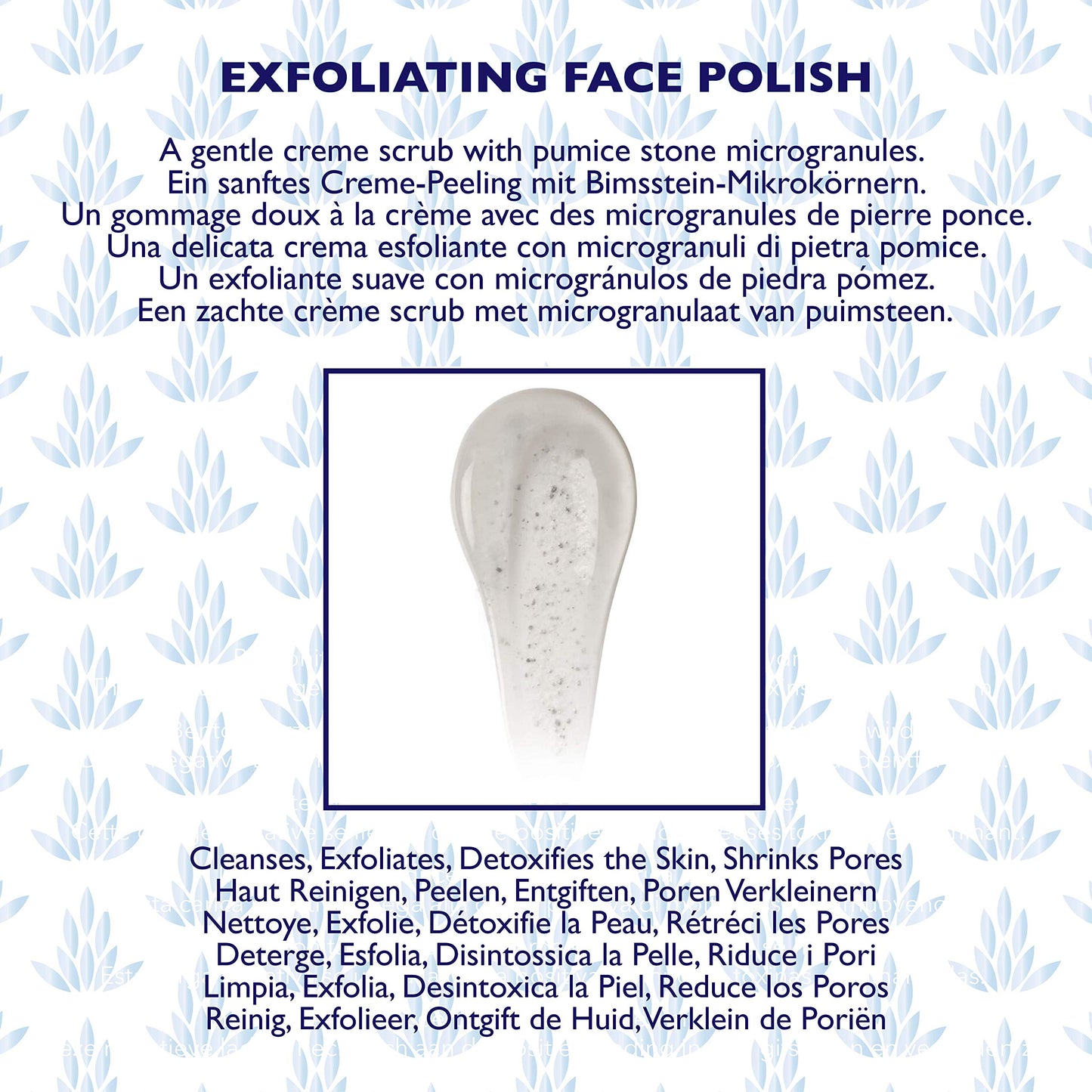 99% Natural EXFOLIATING FACE Polish with Pumice, Aloe Vera, Vitamin E & Coconut Oil - 100g by AMOR FLORUM BLU. Gently Exfoliates, Unblocks Pores, Brightens Complexion. pH 5.5 for Sensitive Skin.