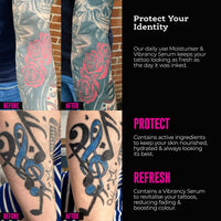 PIMPDINK PimpdINK Moisturiser & Vibrancy Serum Tattoo Aftercare for Protecting and Restoring your Inks colours (300ml Pump Bottle)