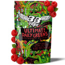 33Fuel Daily Greens Powder - UPF-Free Premium Superfood & Fibre Blend for Gut Health with only Natural Ingredients, Daily Greens Super Blend, Vegan, Handmade in The UK – Raspberry