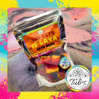 Tub's bath bombs The Bath is Lava! Bath Rocks Bath Bombs, Volcano Floor is Lava Effect. Made in UK by Tub's Bath Bombs