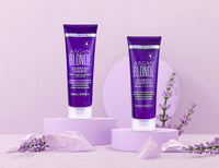 Argan Blonde No Yellow Purple Shampoo & Conditioner For Blonde, Grey & Highlighted Hair (250ml Duo) Silverising Shampoo With Argan Oil To Remove Yellow & Brassy Tones