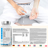 Bio Cultures Complex [ 25-50 Billion CFU ] by AAVALABS - 20 Bacterial Cultures Per Serving - Including Lactobacillus Reuteri, Lactobacillus Gasseri, Lactobacillus Acidophilus - with Zinc and Inulin