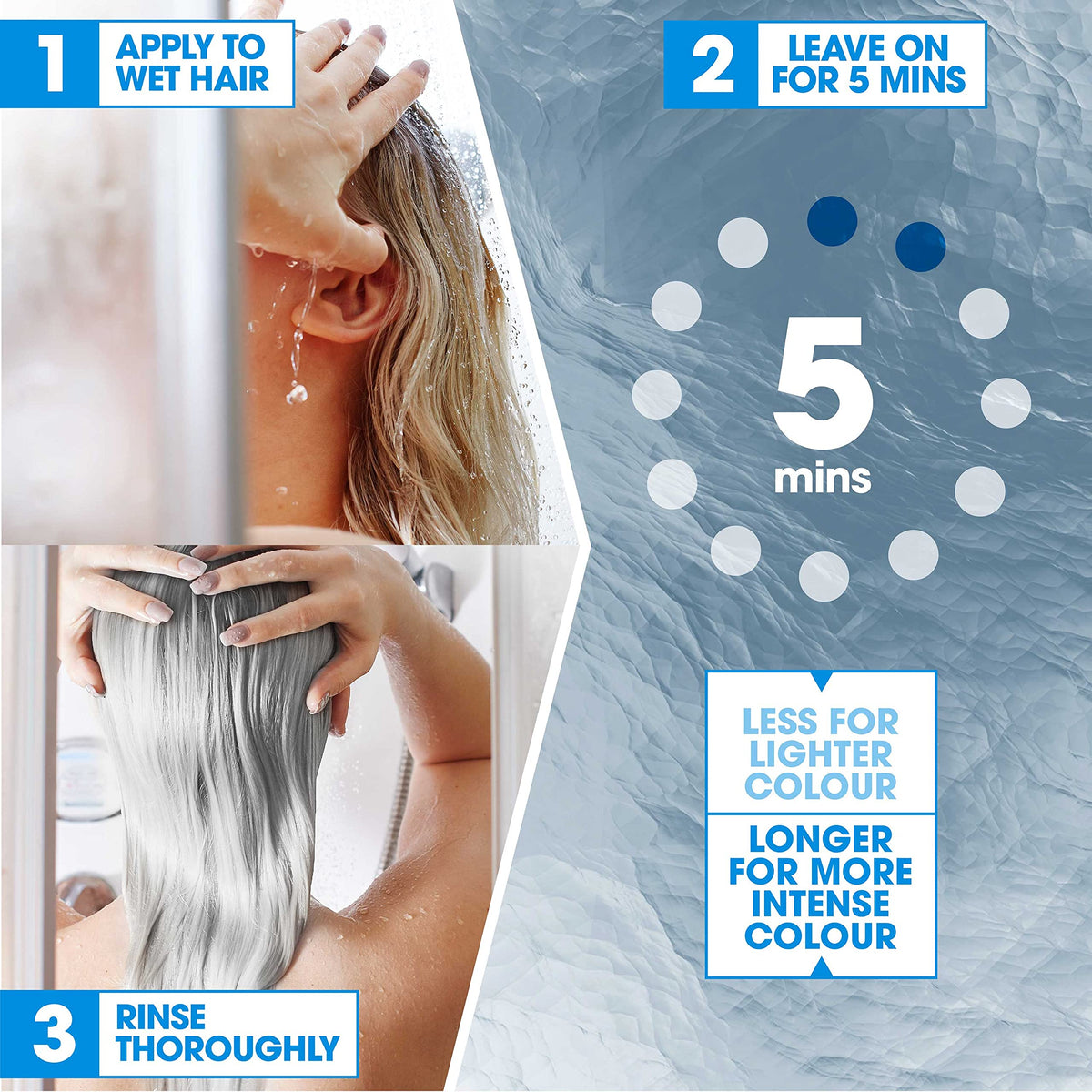 PROVOKE Go Icy Intensive Toning Hair Mask 300 ml Intensely Brightens Blonde, White and Grey Hair for An Extra Bright Icy Platinum Effect