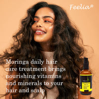 Feelia - Organic Moringa Oil - Cold Pressed, Moisturizing, Rich in Vitamins & Nutrients, High in Vitamin C, Great for Skincare, 100% Pure & Organic - 100ml