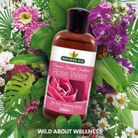 natures aid Natures Aid Premium Strength Traditional Rose Water, 150ml (Ingredients : Aqua , Alcohol, Rose Oil)