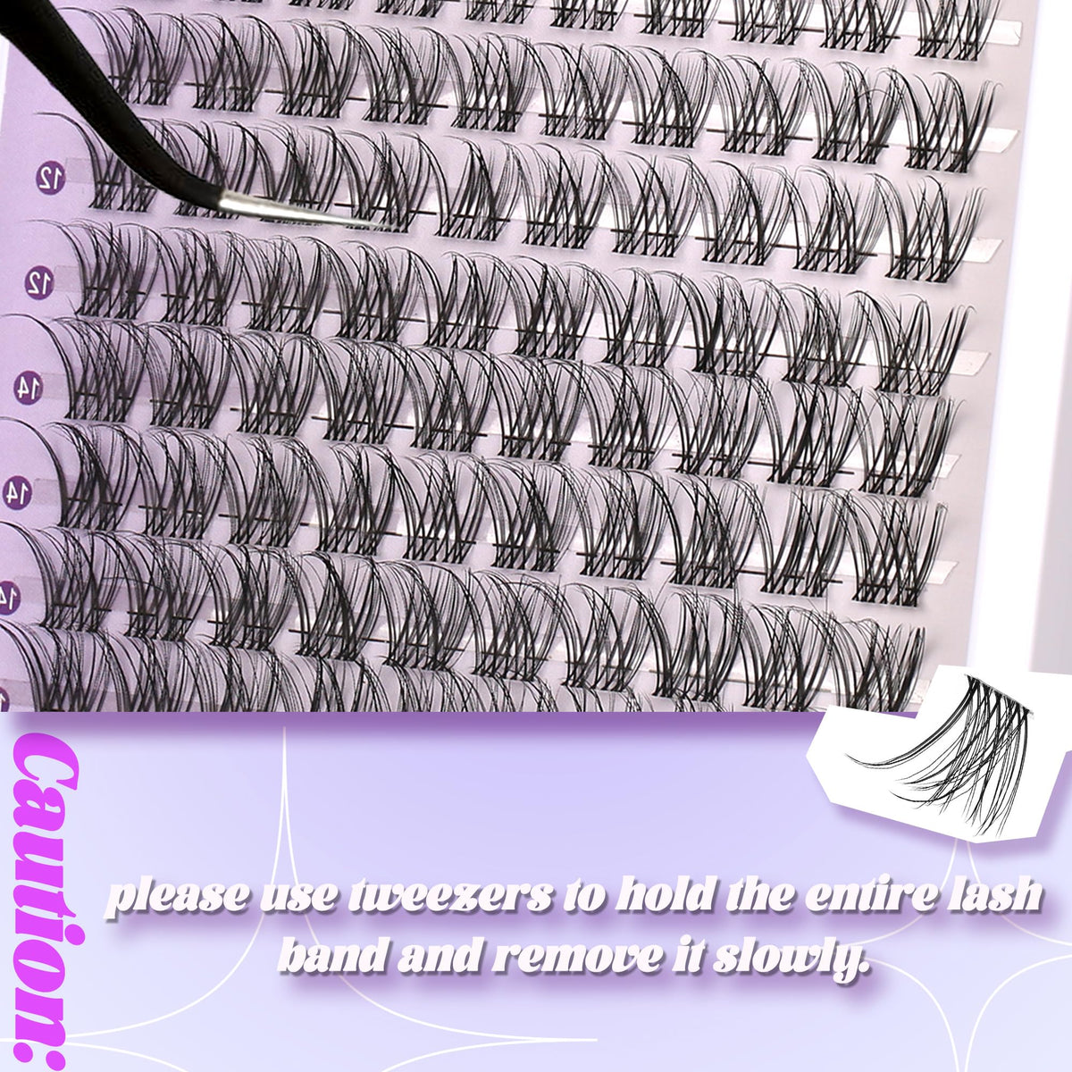 Himirell False Eyelashes DIY Clusters Lashes Individuals Wispy Wet Look Fluffy Cat Eye Fake Eyelashes Faux Mink Lashes 5 Pairs Multipack