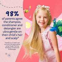 Childs Farm Tangle Taming Conditioner, Straight or Wavy Hair, Gentle, Tear Free, Strawberry and Mint, Kids, Baby, 250ml