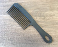 Chicago Comb Model 8 Carbon Fiber, Made in USA, Anti-static, Detangling & Shower comb, adds Lift & Volume, 21.5 cm (8.5 inches) long