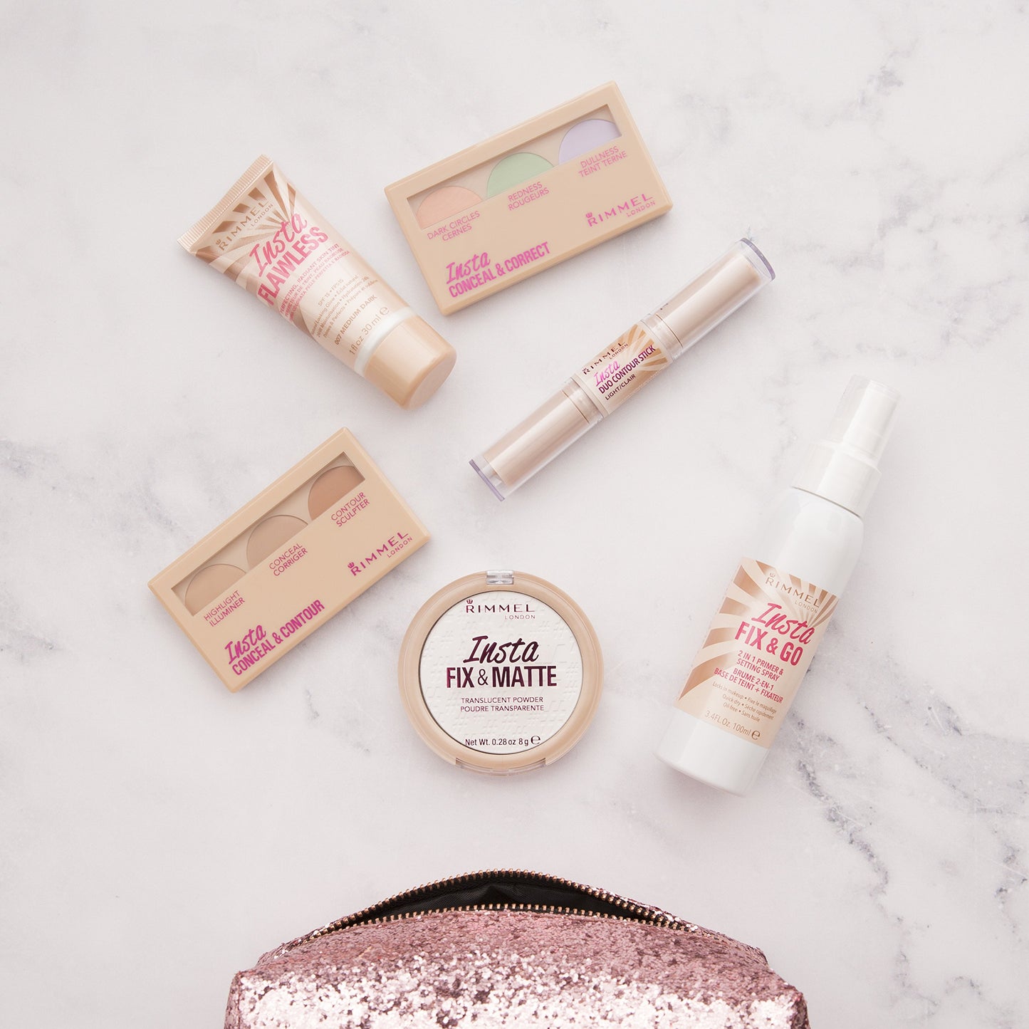 Rimmel London Insta Duo Contour Stick, Medium, 8 g