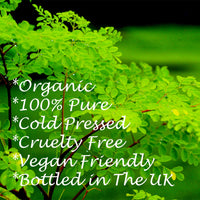 Feelia - Organic Moringa Oil - Cold Pressed, Moisturizing, Rich in Vitamins & Nutrients, High in Vitamin C, Great for Skincare, 100% Pure & Organic - 100ml