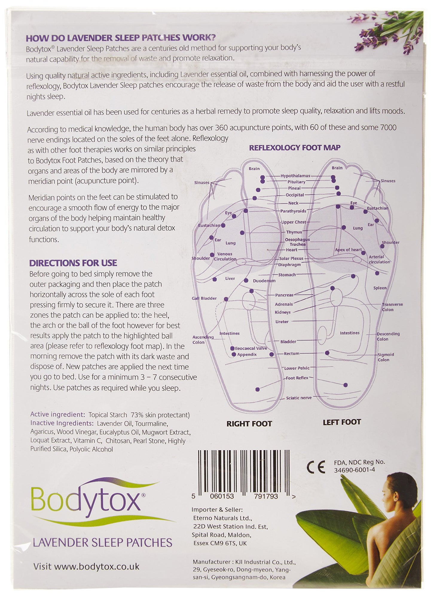 Bodytox Lavender Sleep 2 Patches