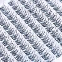 Natural Cluster Lashes CC Curl 168 Pcs Wispy Lash Extensions 9-11MM Mixed Lengths Eyelash Extension Individuals Self Application DIY at Home by Mavphne