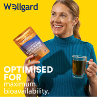 Wellgard Organic Lion's Mane Mushroom Powder 90 Grams - Mushroom Supplement, Dual Extract, Easy to Use, Certified Organic