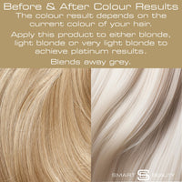 Platinum Blonde Hair Dye with added Plex Hair Care Conditioner, Permanent Hair Colour with Natural Platinum Hair Toner for Blond Hair, Vegan Hair Dye, Cruelty-Free - Smart Beauty (Pack of 2)