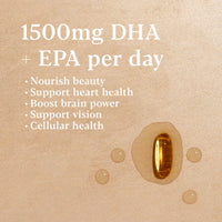 HIGHER NATURE Omega 3 2000mg with 1000mg EPA & 500mg DHA Per Serving - Super Potency Omega 3 True Food® Formula Fish Oil Supplement - Supports Eye, Brain & Heart Health - by Higher Nature - 60 Capsules