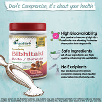 DivyaHerb Bibhitaki Fruit Baheda Powder Natural