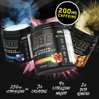 Applied Nutrition Bundle ABE Pre Workout 375g + 700ml Protein Shaker | All Black Everything Pre Workout Powder, Energy & Physical Performance with Creatine, Beta Alanine (Strawberry & Mojito)