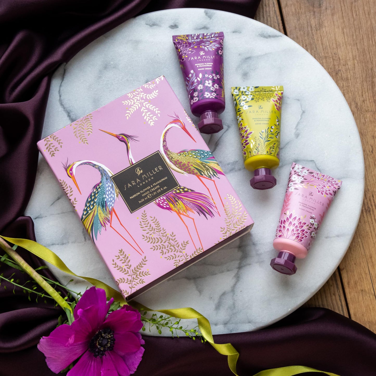 Sara Miller London Hand Cream 3x 30ml