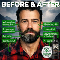 TRADEMARK GNARLY JOE EST.MMXVII Gnarly Joe Beard Butter Leave-In Conditioner - 80g - 100% Natural, UK Made