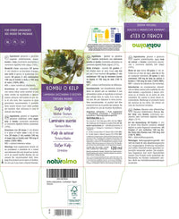 Sugar kelp or Kombu (Laminaria saccharina or L. digitata) Thallus (Seaweed) Alcohol-Free Mother Tincture Naturalma - Liquid Extract Drops 120 ml - Food Supplement - Vegan