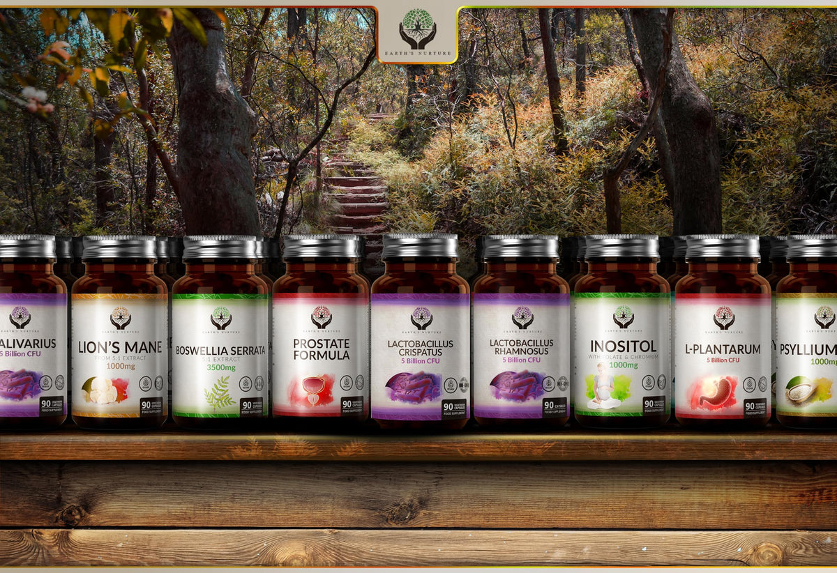 Earth's Nurture EN Bifidobacterium Probiotics | 90 High Strength Bifidobacterium Probiotic Capsules - 5 Billion CFU Bifi per Capsule | Non-GMO, Gluten & Allergen Free | Manufactured in the UK
