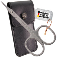 3 Swords Germany | Curved Cuticle Dead Skin Scissors towerpoint tip, Stainless Steel, Extra Sharp - Made in Germany (2815)