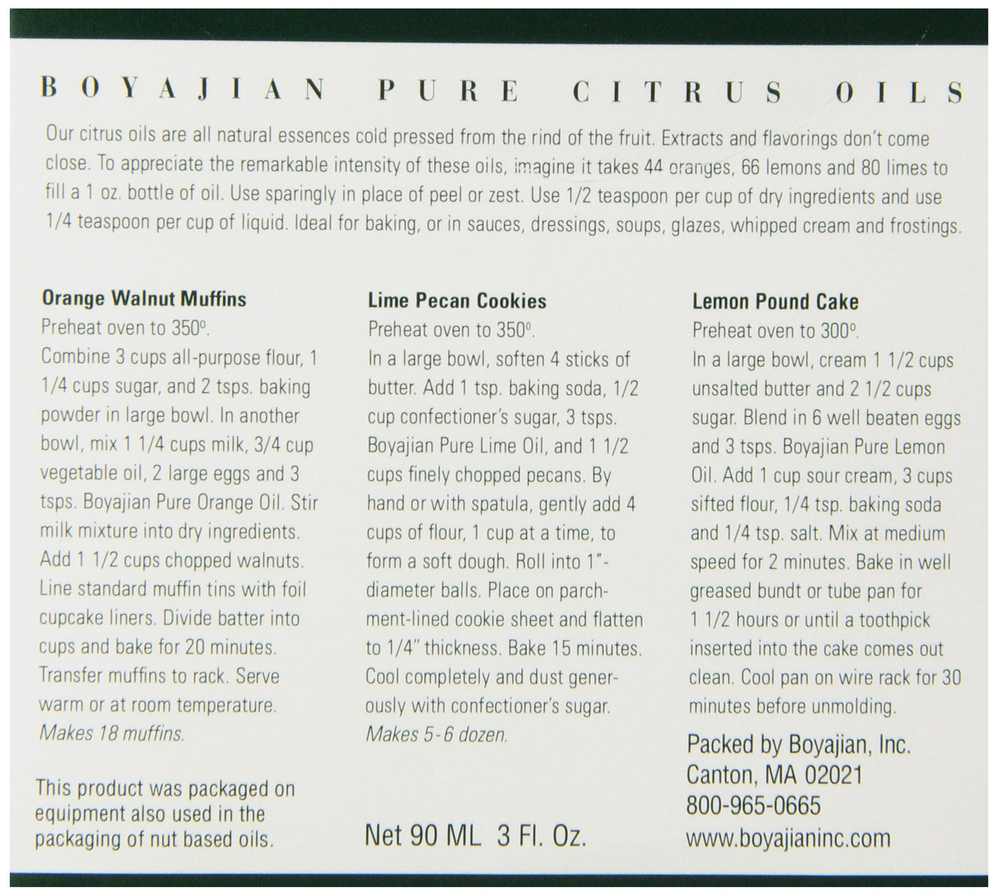 Boyajian Pure Citrus Oils 3 x30ml