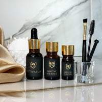 MG Cosmetics Eyebrow Henna Tint Kit Dyes Brow Hair | BONUS VIDEO TUTORIAL | Professional Salon & At Home DIY Brow Coloring kit | Vegan Cruelty Free | Complete Kit Instant Semi Permanent Coloring | MG COSMETICS