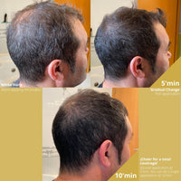 Mens Hair Dye Salvathor Duran - 20 Applications - Beard Dye - Natural Hair Dye - Hair Dye For Men - Mens Beard Dye - Beard Dye Black - Gradual or Complete Changement in the First Application - 250 ml.
