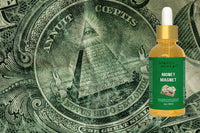 Sacred Remedy Money Magnet - Wealth Elixir Anointing Oil | Lime Basil & Mandarin for Abundance & Prosperity with Organic Jojoba & Shea, Financial Attraction & Positive Flow (1oz / 30ml)