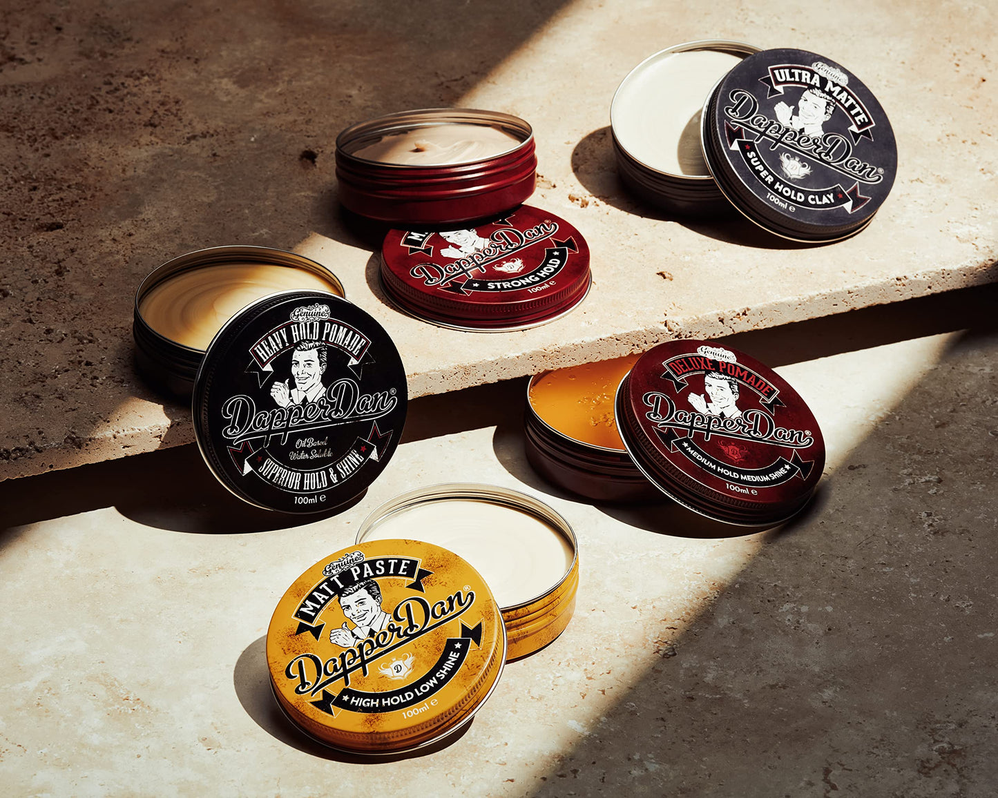 Dapper Dan Matt Texturised Styling Paste For A Versatile Strong Flexible Hold, Hair Styling Paste For Men, 1 x 100 ml