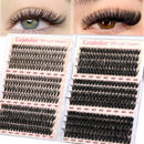 calphdiar Calphdiar Wispy Cluster Lashes D Curl Individual Eyelashes Natural Lash Clusters Fluffy Lashes Individual Cluster 476pcs Eye Lashes DIY Lash Extensions for Beginners(30+40+50+60+80+100D)