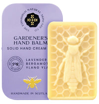 The Edinburgh Natural Skincare Company Ltd. Moisturising Solid Hand Cream Bars | For Dry & Sensitive Hands | Gardeners Scent | Natural Hand Cream | No Sticky Residue | Luxury Gift | Cruelty Free | Edinburgh Skincare Company