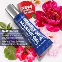 TRADEMARK GNARLY JOE EST.MMXVII Gnarly Joe Eye Serum for Men - 10ml Anti-Fatigue Eye Serum with Hyaluronic Acid, Marine Algae & Aloe - Mens Eye Cream for Dark Circles, Puffiness & Fine Lines - Hydrating Eye Gel - Made in UK